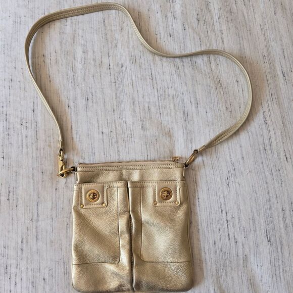 Vintage Marc By Marc Jacobs Gold Crossbody Bag - Picture 1 of 7
